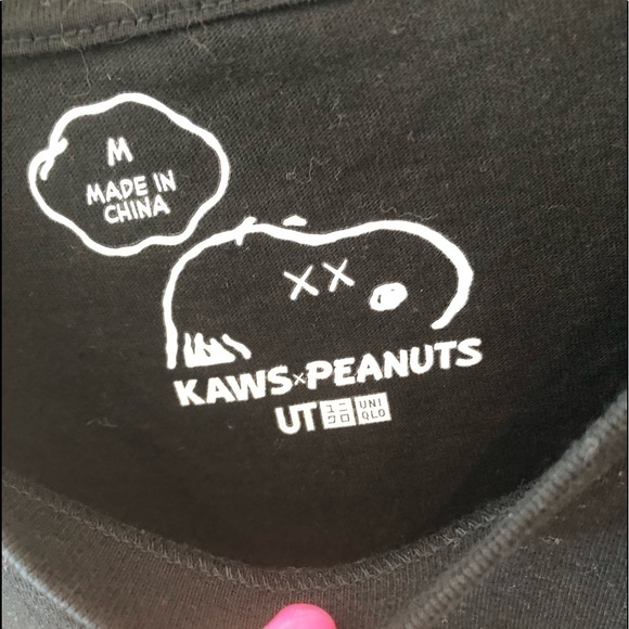 Kaws X Peanuts X Uniqlo Snoopy Joe Kaws Graphic Art T Shirt - Picture 5 of 12
